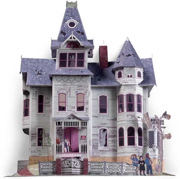 Haunted House paper model