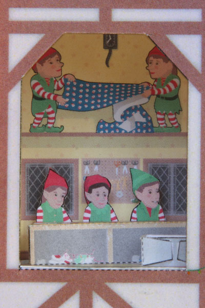 Santa's Workshop paper model