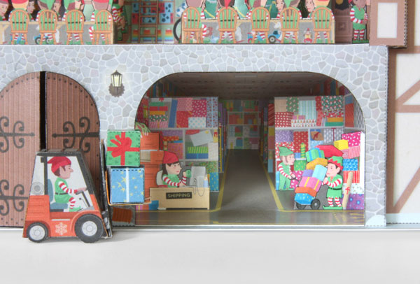 Santa's Workshop paper model