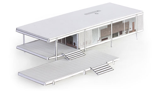 Farnsworth House model