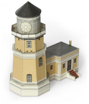 Split Rock Light model