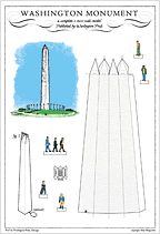 Washington Monument Card