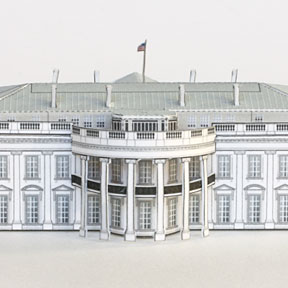 white house miniature