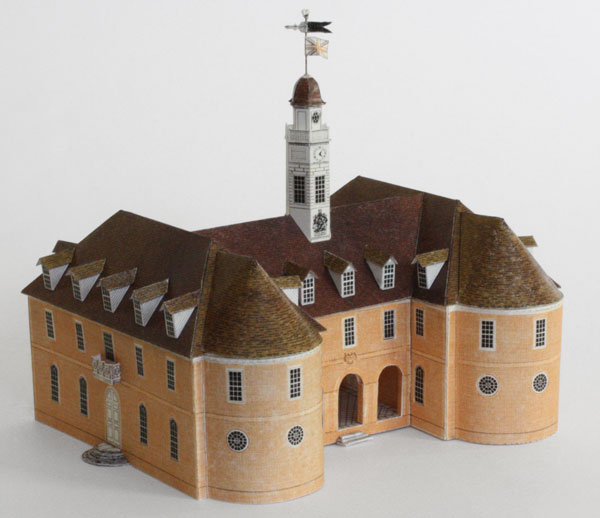 Williamsburg Capitol Paper Model